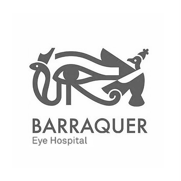 Barraquer Eye Hospital logo with a stylized eye motif and the words BARRAQUER Eye Hospital.